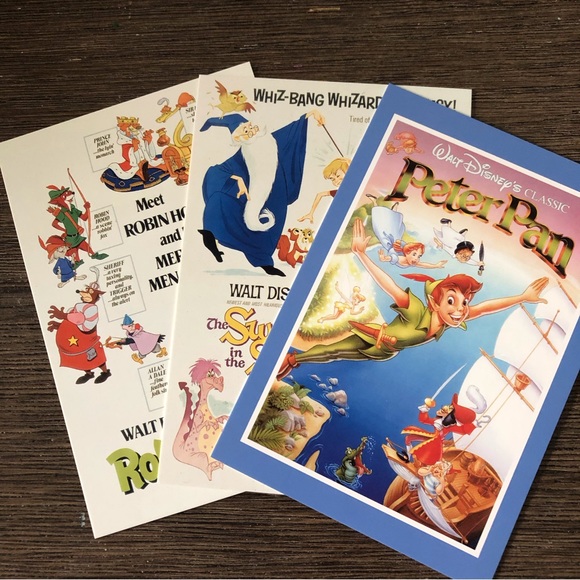 Disney Office Disney Classic Movie Poster Postcards Disney Classics